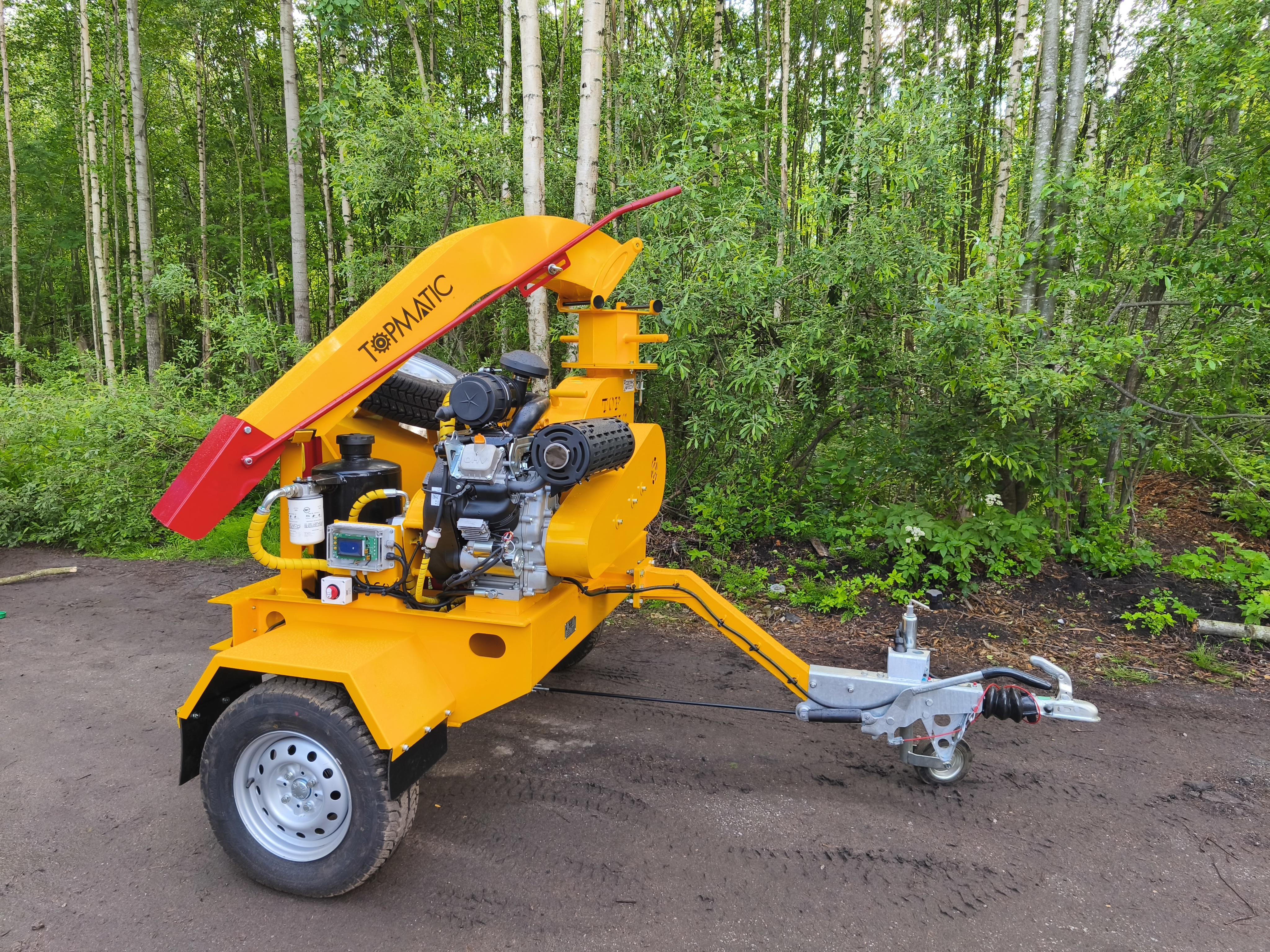 Прицепной измельчитель древесины Topmatic CH-160