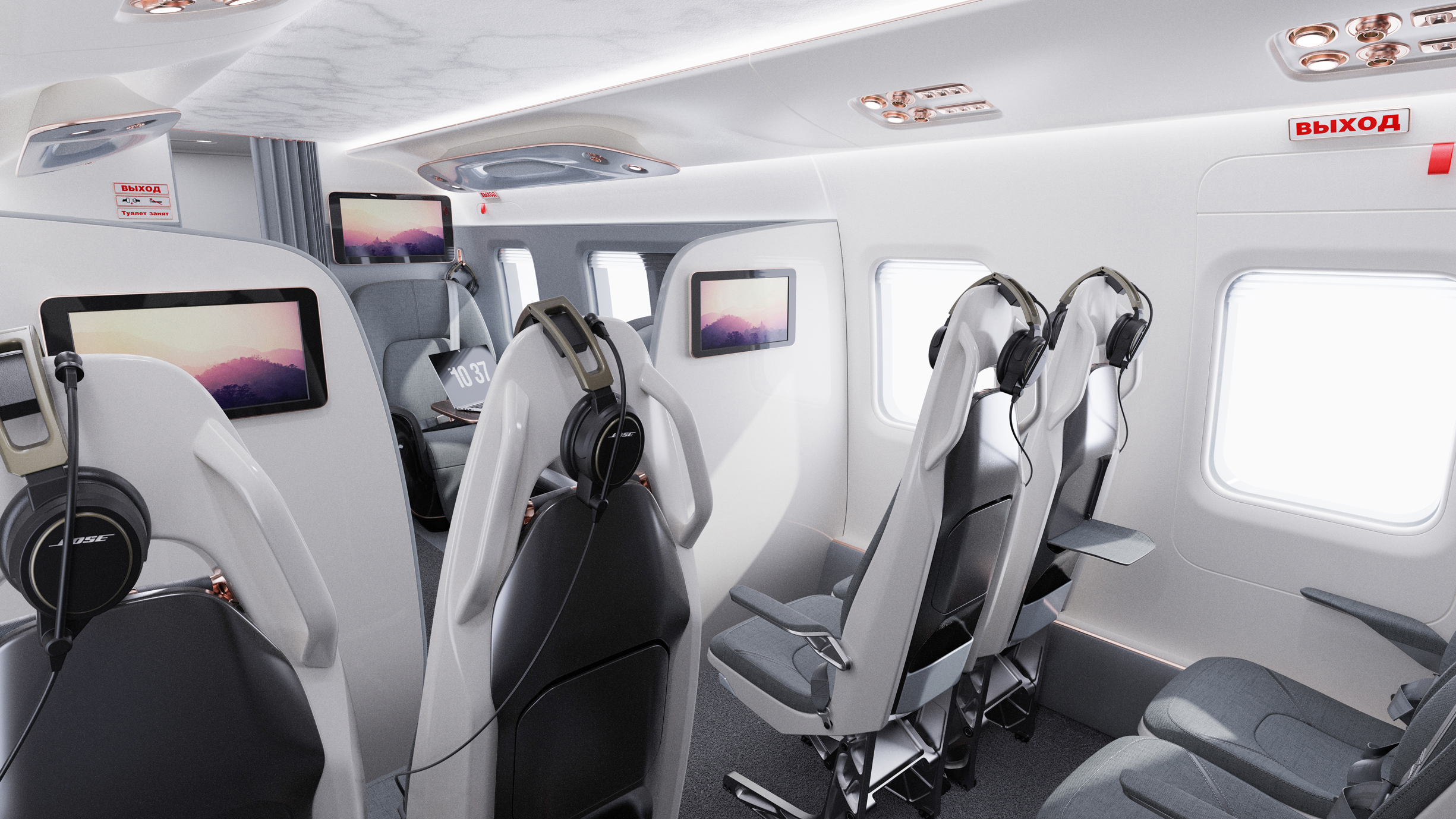 VIP Интерьер вертолета Ми-17