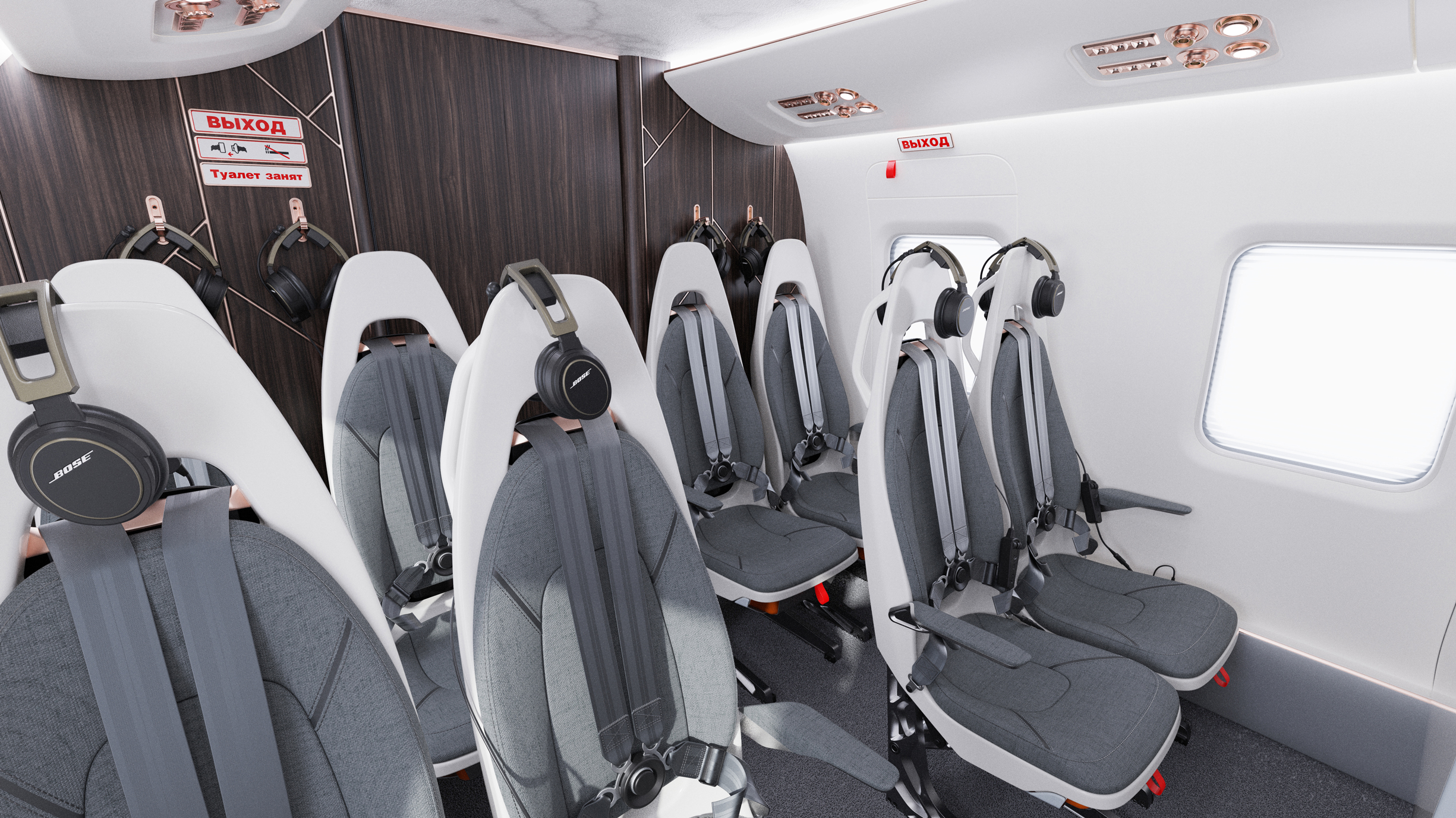 VIP Интерьер вертолета Ми-17